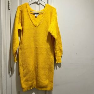 Plain Jane by Sweet Baby Jane vintage 1980 long sleeve crochet dress